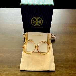 Tory Burch Gold hoop earrings